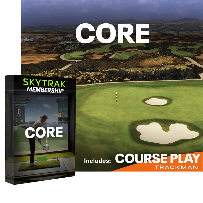 SkyTrak Core: Trackman Membership - Annual Subscription golf simulator software for indoor golf simulator setup