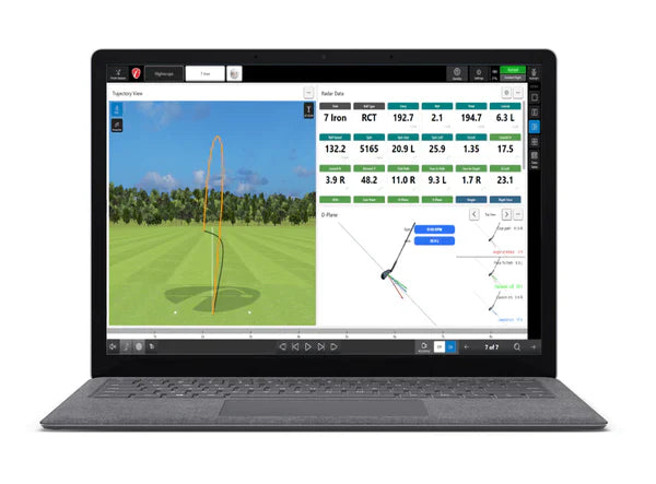 FlightScope FS Golf PC Software golf simulator software for indoor golf simulator setup