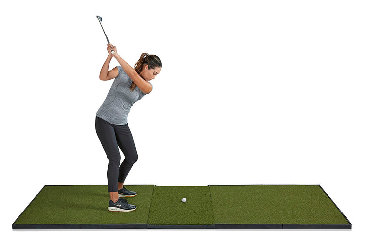 Fiberbuilt Player Preferred 10x4 Center Hitting Studio Golf Mat golf hitting mat for indoor golf simulator setup