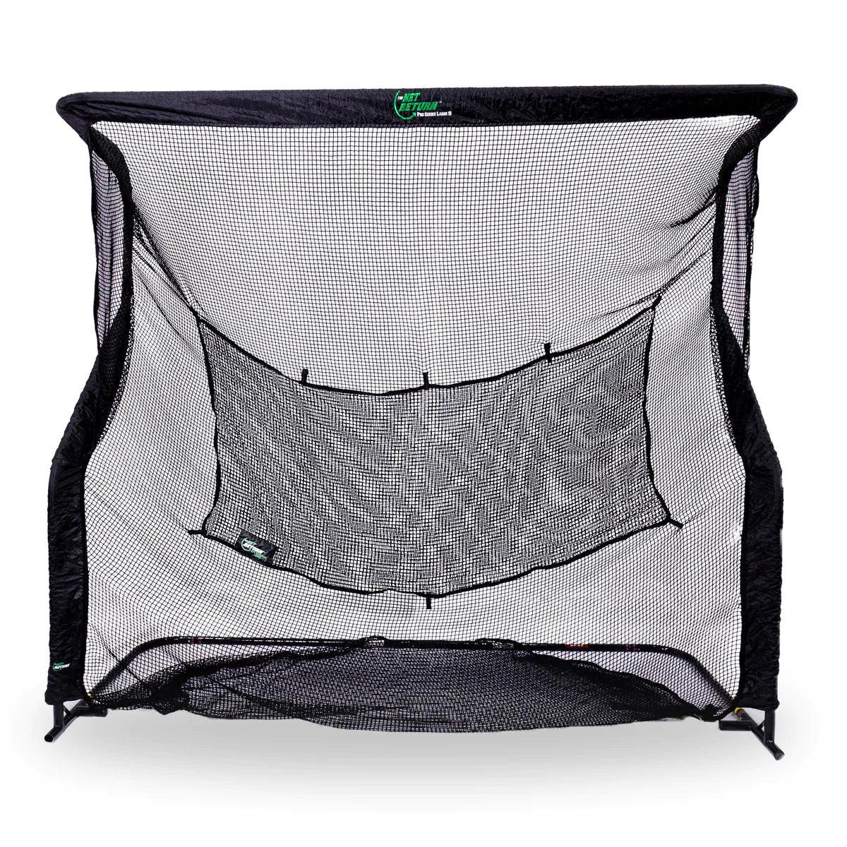 Net Return Net Guardian golf practice net for indoor golf simulator setup