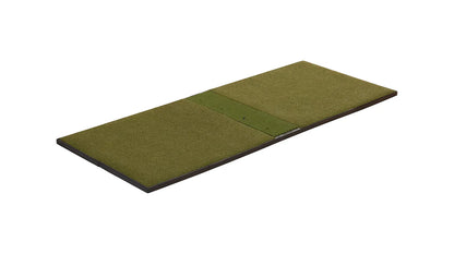 Fiberbuilt 9'x4' Grass Series Studio Golf Mat - Center Hitting golf hitting mat for indoor golf simulator setup