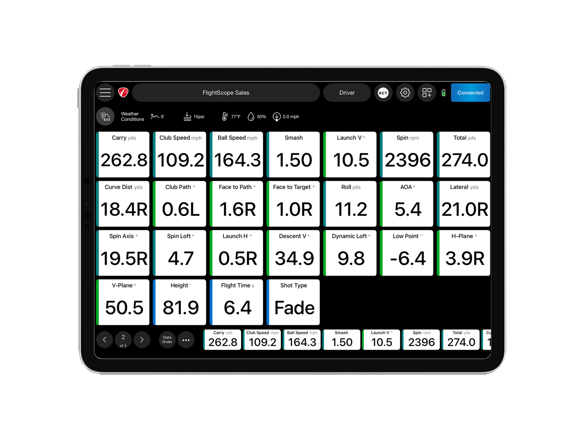 FlightScope Mevo+ / Mevo Gen2 Pro Package golf simulator software for indoor golf simulator setup