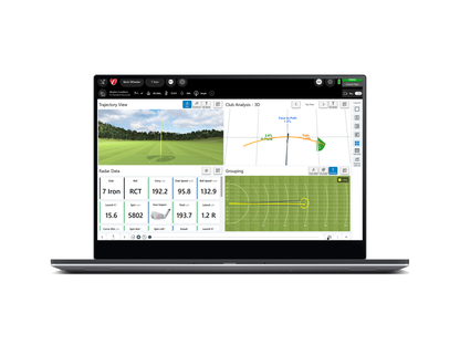 FlightScope Mevo+ / Mevo Gen2 Pro Package & Face Impact Location golf simulator software for indoor golf simulator setup