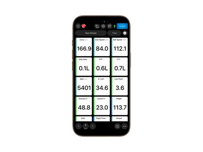 FlightScope Mevo+ / Mevo Gen2 Pro Package & Face Impact Location golf simulator software for indoor golf simulator setup