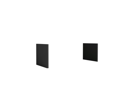 SimBooth Half Walls golf simulator enclosure for indoor golf simulator setup