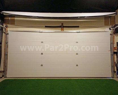 Stealth Retractable Impact Projection Screen impact screen for indoor golf simulator setup