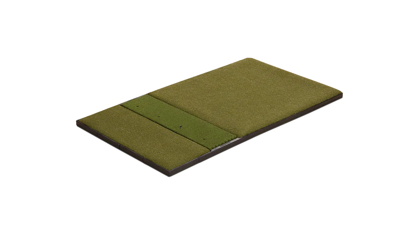 Fiberbuilt 7'x 4' Grass Series Studio Golf Mat - Single Hitting golf hitting mat for indoor golf simulator setup