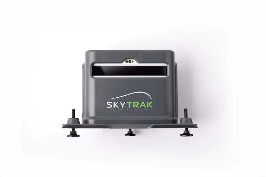 SkyTrak+ Shield protective case for indoor golf simulator setup
