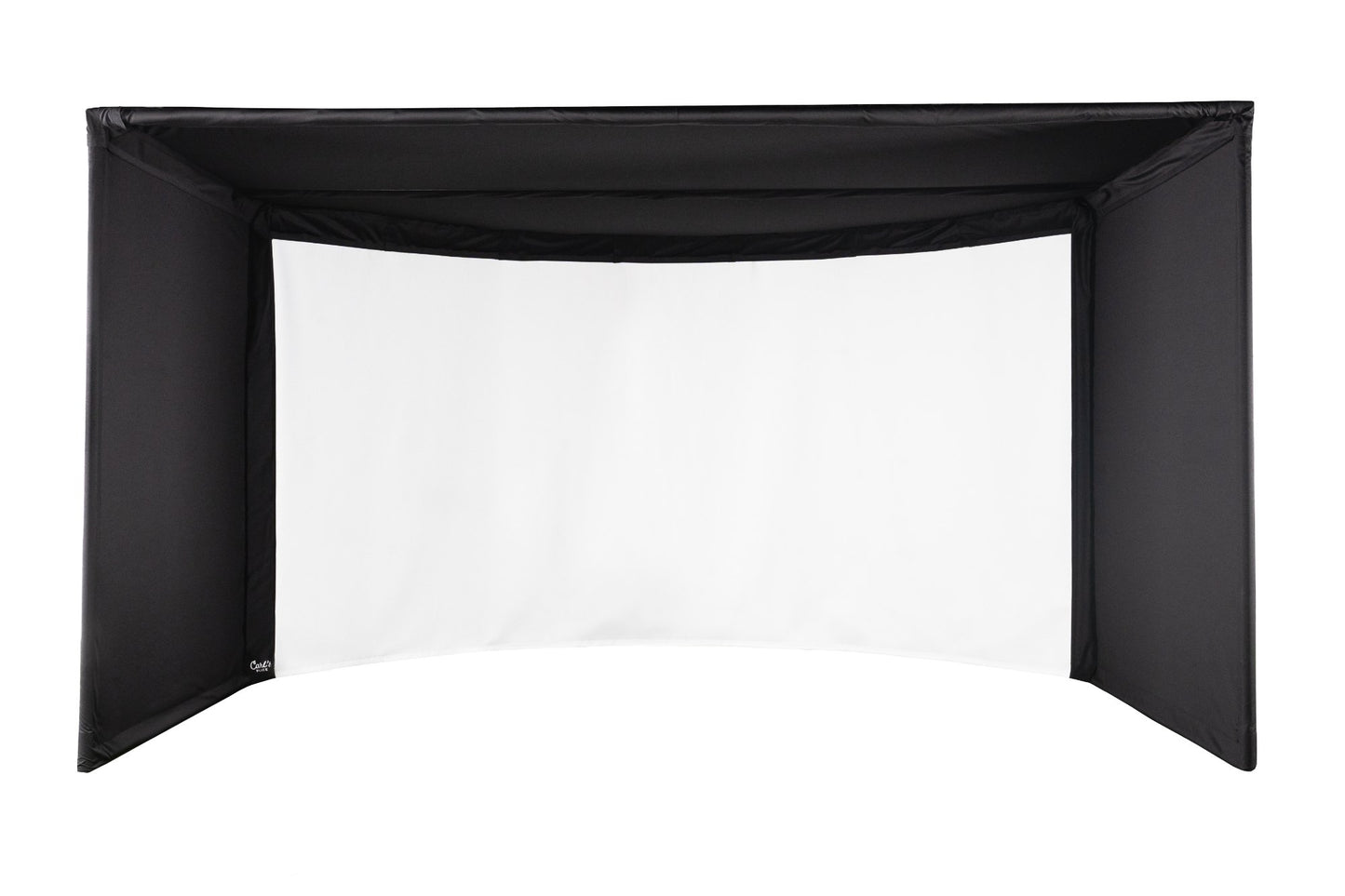 Carl's Place Curved Golf Enclosure Kit golf enclosure kit for indoor golf simulator setup