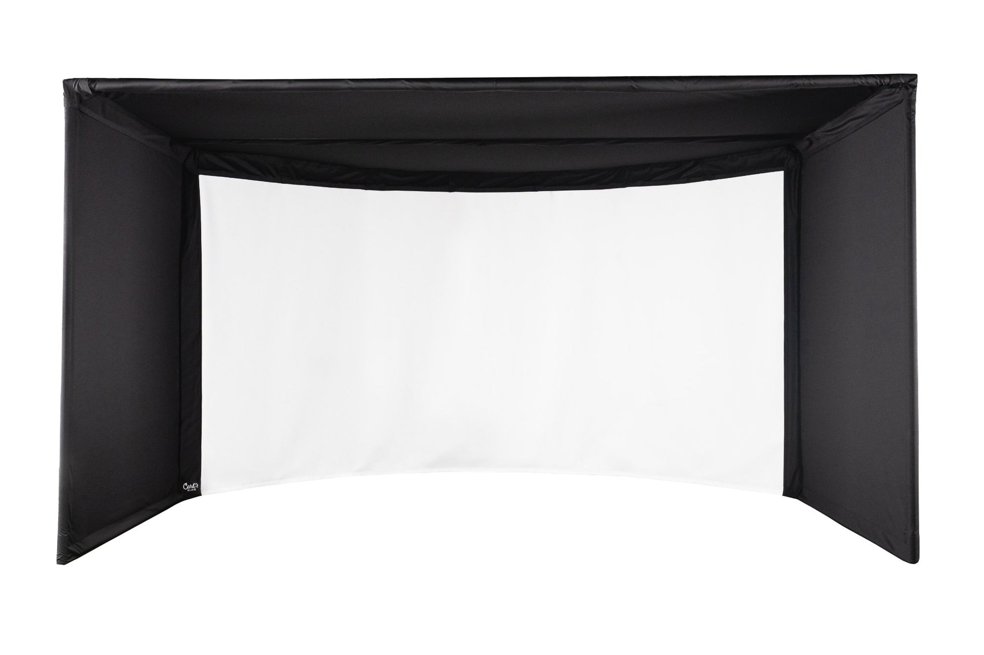 Carl's Place Curved Golf Enclosure Kit golf enclosure kit for indoor golf simulator setup