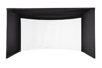 Carl's Place Curved Golf Enclosure Kit golf enclosure kit for indoor golf simulator setup