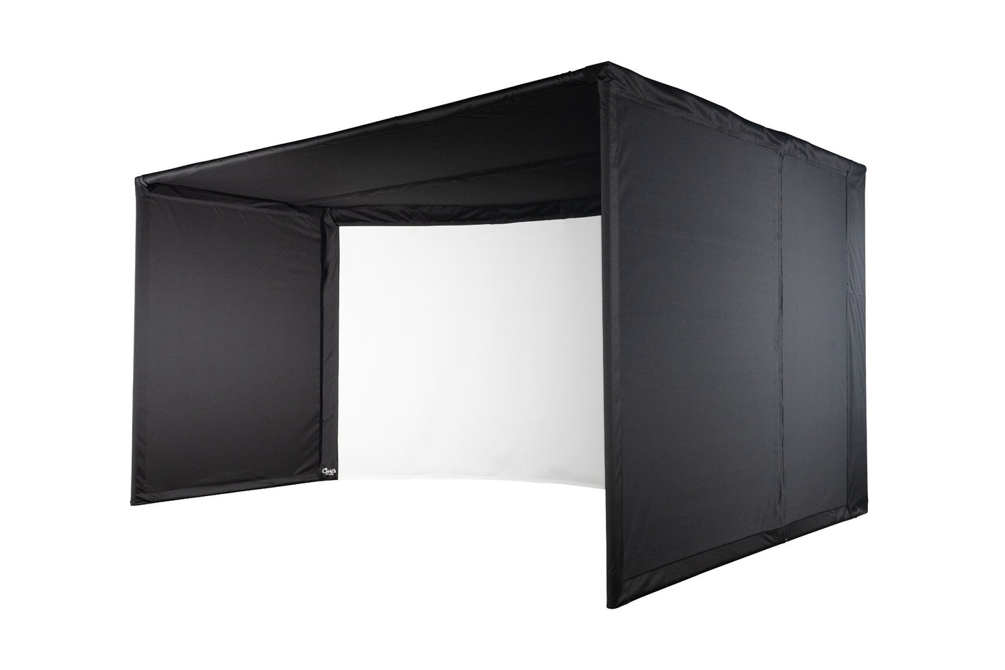 Carl's Place Curved Golf Enclosure Kit golf enclosure kit for indoor golf simulator setup