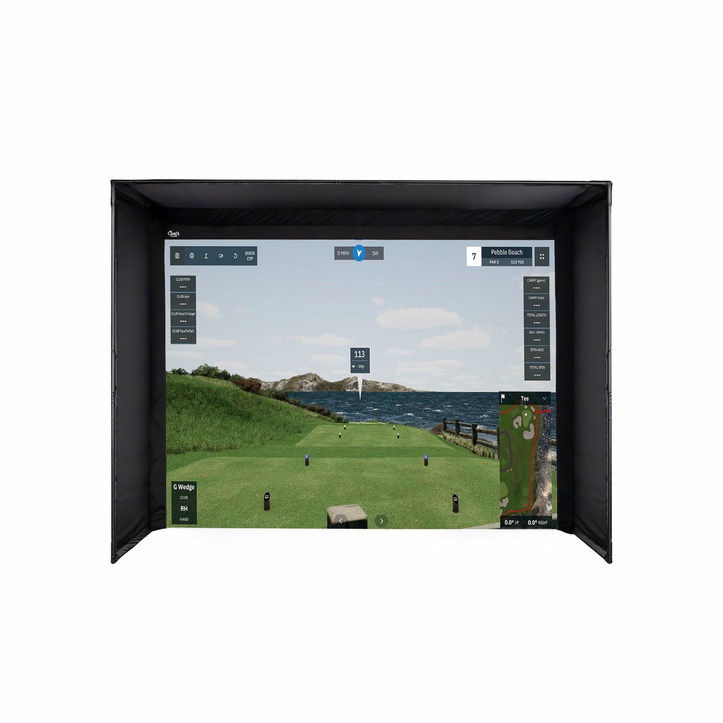 Carl's Place DIY Golf Simulator Enclosure Kit golf enclosure kit for indoor golf simulator setup