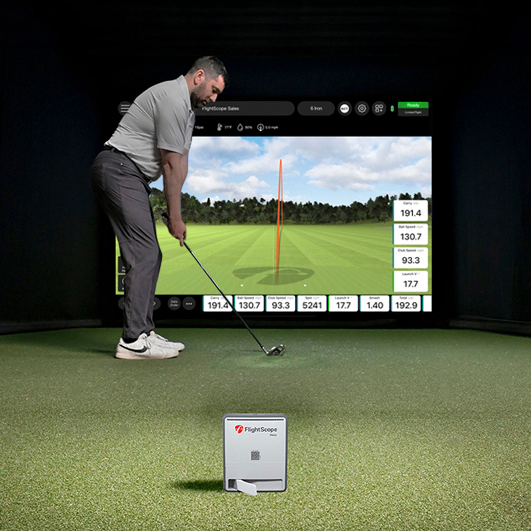 FlightScope Mevo Gen2 Launch Monitor / Golf Simulator golf launch monitor for indoor golf simulator setup