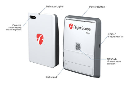 FlightScope Mevo Gen2 Launch Monitor / Golf Simulator golf launch monitor for indoor golf simulator setup
