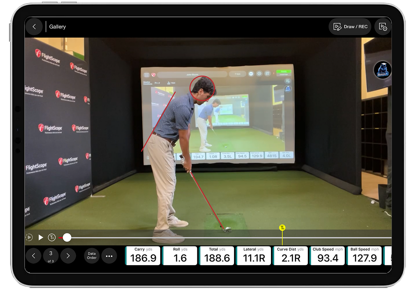 FlightScope Mevo Gen2 Launch Monitor / Golf Simulator golf launch monitor for indoor golf simulator setup
