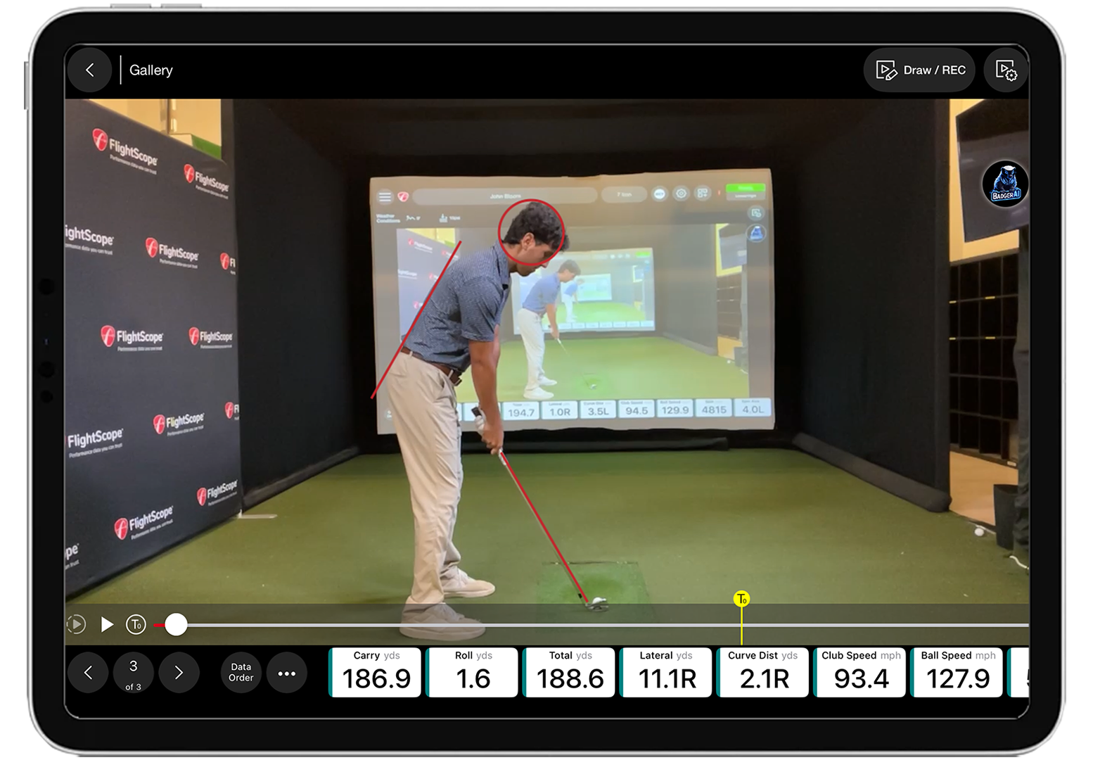 FlightScope Mevo Gen2 Launch Monitor / Golf Simulator golf launch monitor for indoor golf simulator setup