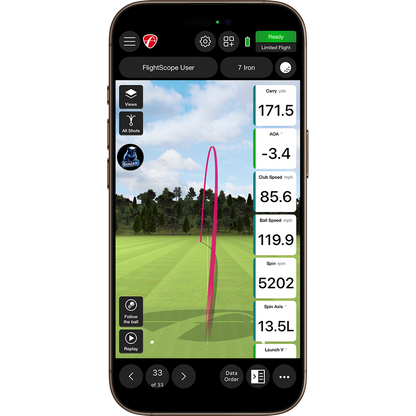 FlightScope Mevo Gen2 Launch Monitor / Golf Simulator golf launch monitor for indoor golf simulator setup