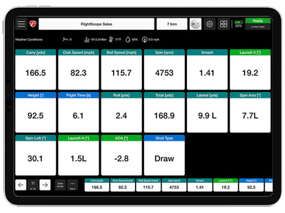 FlightScope Mevo+ Launch Monitor / Golf Simulator golf launch monitor for indoor golf simulator setup