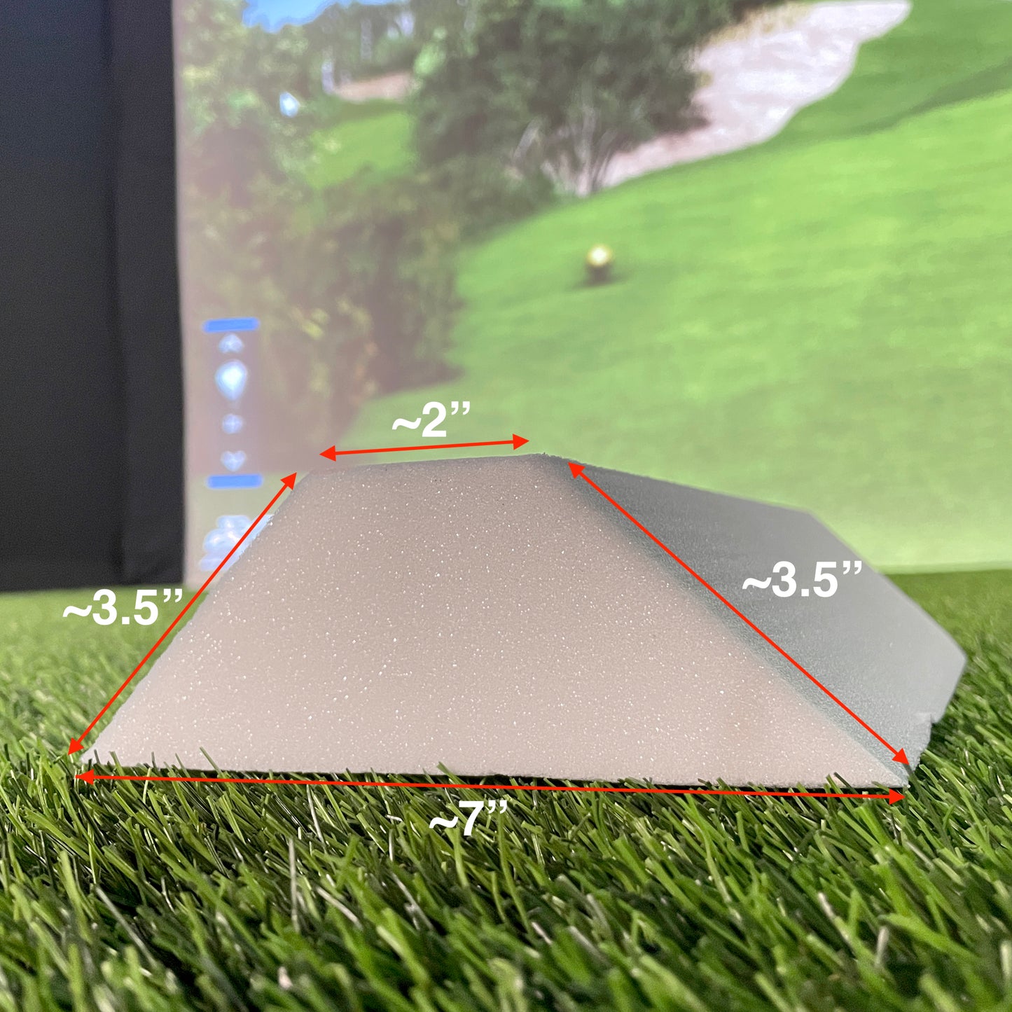Carl's Place Foam Insert Kit golf simulator enclosure for indoor golf simulator setup