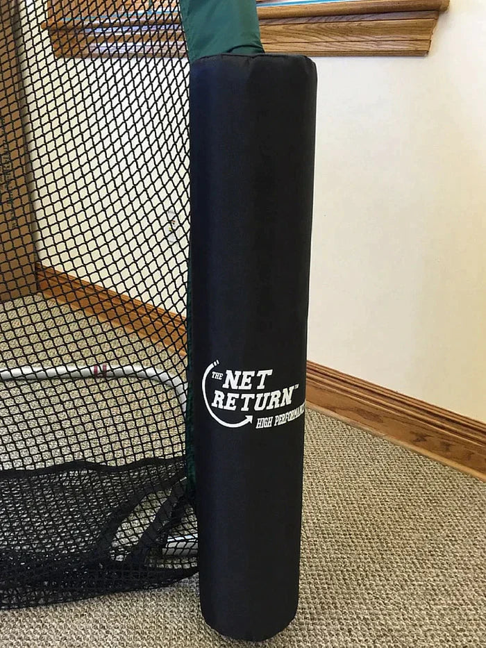Net Return Frame Pads golf practice net for indoor golf simulator setup