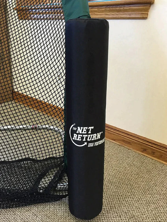 Net Return Frame Pads golf practice net for indoor golf simulator setup