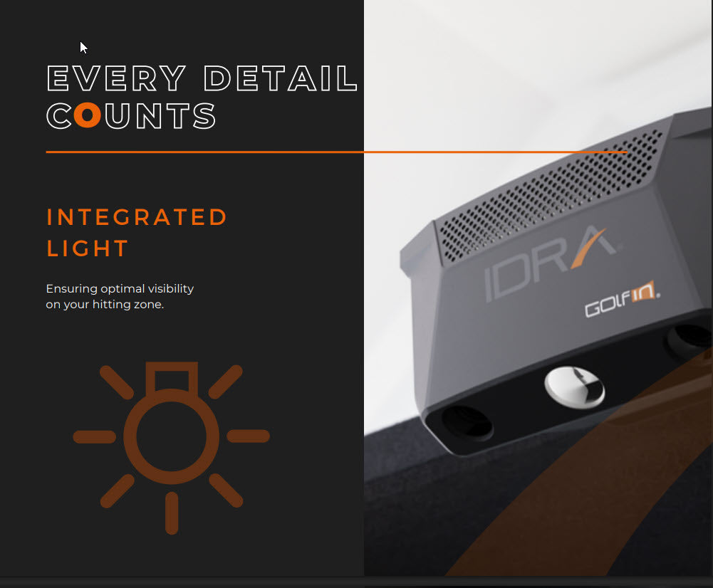 SimBooth IDRA II Launch Monitor