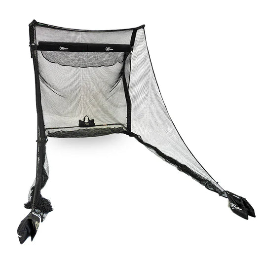 Net Return No Fly Zone V2 Side Barriers golf practice net for indoor golf simulator setup