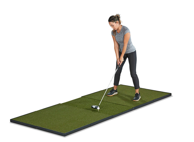 Fiberbuilt Player Preferred 10x4 Center Hitting Studio Golf Mat golf hitting mat for indoor golf simulator setup