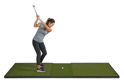 Fiberbuilt Player Preferred 10x4 Center Hitting Studio Golf Mat golf hitting mat for indoor golf simulator setup