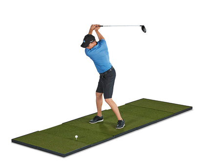 Fiberbuilt Player Preferred 12x4 Double-Hitting Studio Golf Mat golf hitting mat for indoor golf simulator setup