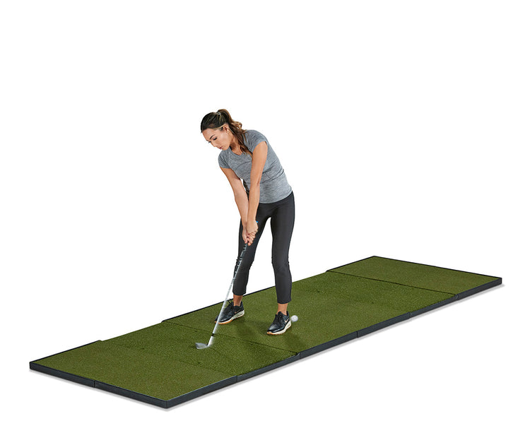 Fiberbuilt Player Preferred 12x4 Double-Hitting Studio Golf Mat golf hitting mat for indoor golf simulator setup