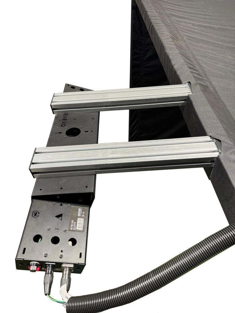 The SportScreen Parlour Series Launch Monitor Bracket golf launch monitor for indoor golf simulator setup
