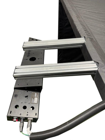 The SportScreen Parlour Series Launch Monitor Bracket golf launch monitor for indoor golf simulator setup