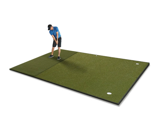 Fiberbuilt Performance Turf Combo Golf Mat golf hitting mat for indoor golf simulator setup