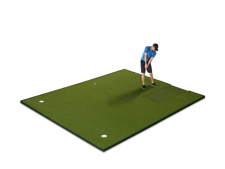 Fiberbuilt Player Preferred 8x10 Single Hitting Combo Golf Mat golf hitting mat for indoor golf simulator setup