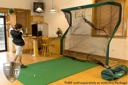 Net Return Pro Turf - 6' x 10' golf hitting mat for indoor golf simulator setup