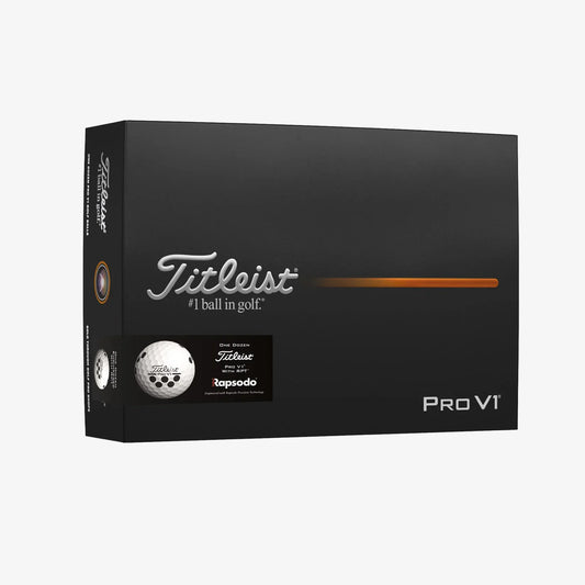 Titleist 2025 PRO V1 Golf Balls with RPT™ golf simulator accessory for indoor golf simulator setup