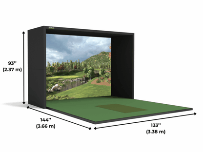 SimBooth Kit 1 4K Golf Simulator Package golf simulator package for indoor golf simulator setup