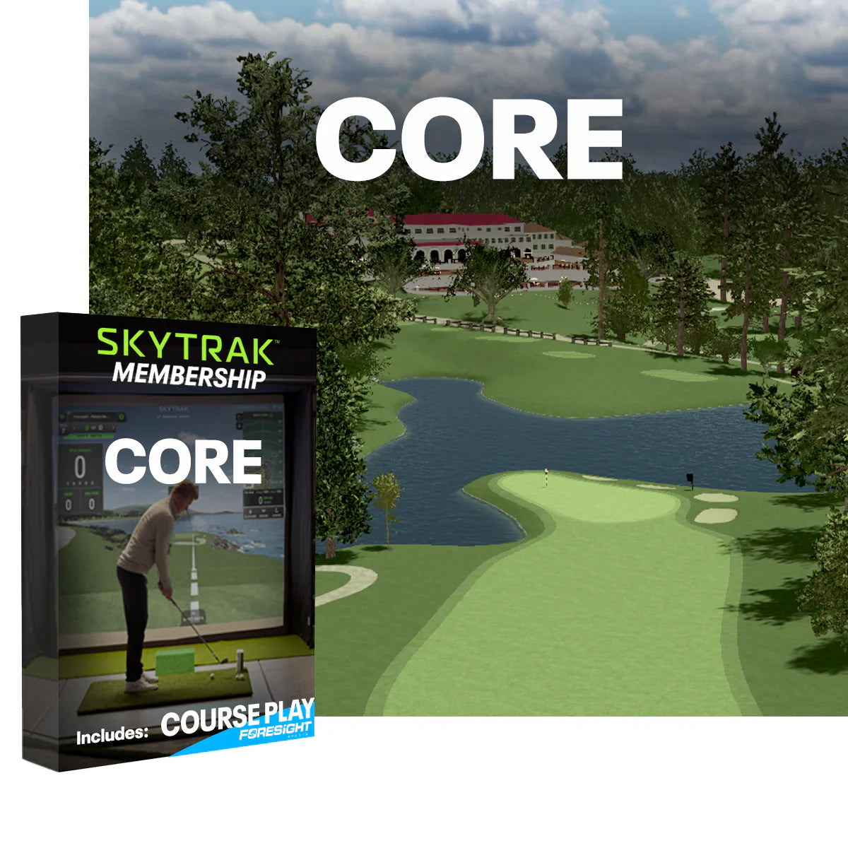 SkyTrak Core: Foresight Membership - Annual Subscription golf simulator software for indoor golf simulator setup