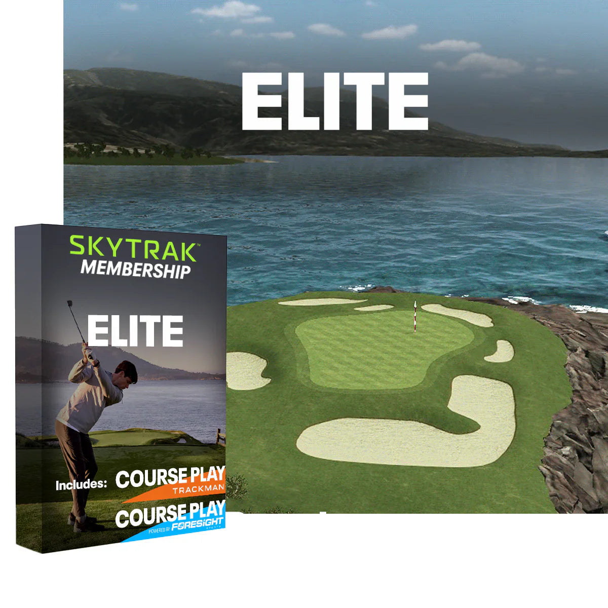 SkyTrak Elite Membership - Annual Subscription golf simulator software for indoor golf simulator setup