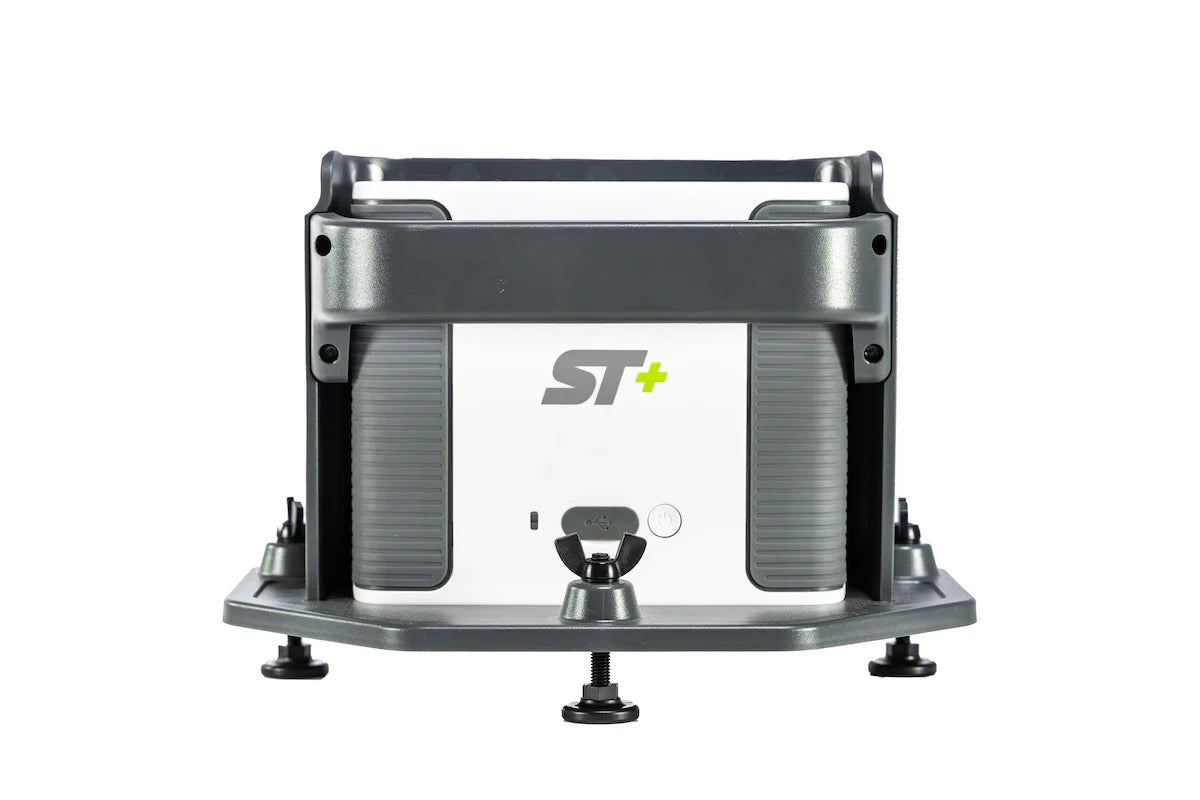 SkyTrak+ Shield protective case for indoor golf simulator setup