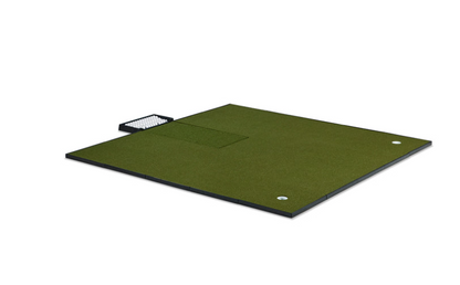 Fiberbuilt Player Preferred Combo Golf Mat - Center Hitting golf hitting mat for indoor golf simulator setup