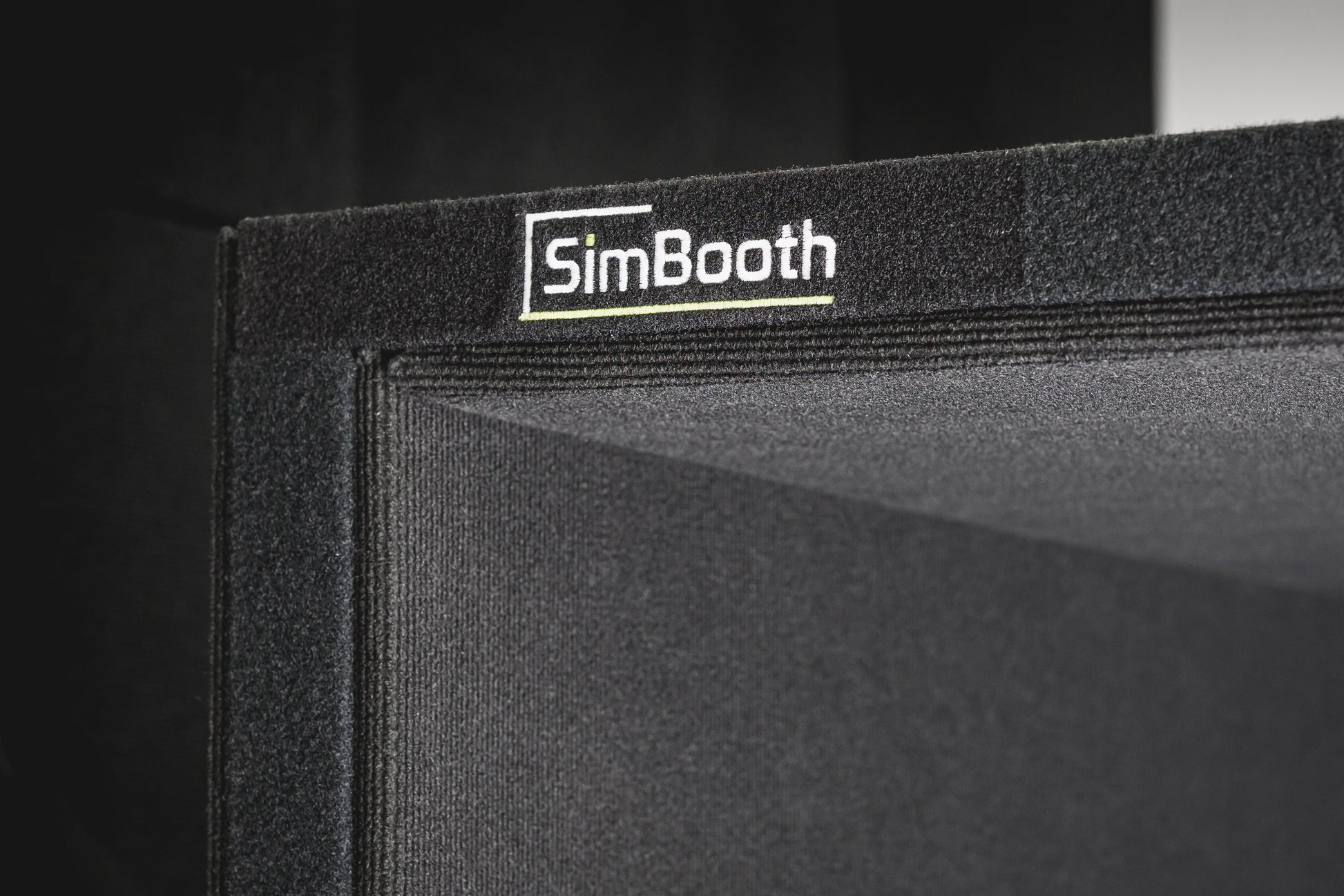 SimBooth 1 Golf Simulator Enclosure golf simulator enclosure for indoor golf simulator setup