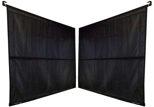 Stealth Retractable Impact Projection Screen - Side Wall Protection Option: 10' (Manual) - Set of 2 golf simulator software