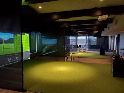 Stealth Elite Retractable Golf Enclosure golf simulator enclosure for indoor golf simulator setup