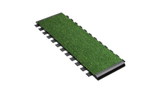 TrueStrike Range Mat Section golf hitting mat for indoor golf simulator setup