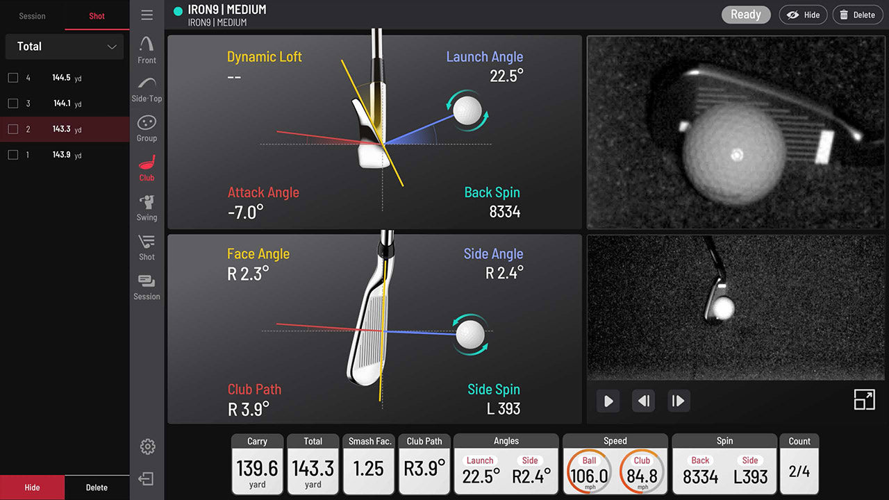 Uneekor EYE XO2 Golf Simulator / Launch Monitor Package golf launch monitor for indoor golf simulator setup