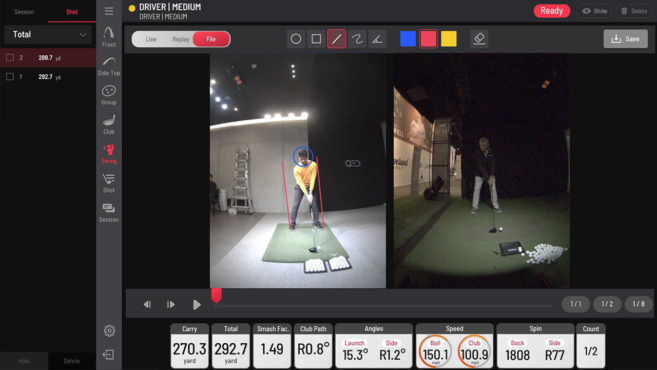 Uneekor EYE XO2 All-In Golf Simulator / Launch Monitor golf launch monitor for indoor golf simulator setup