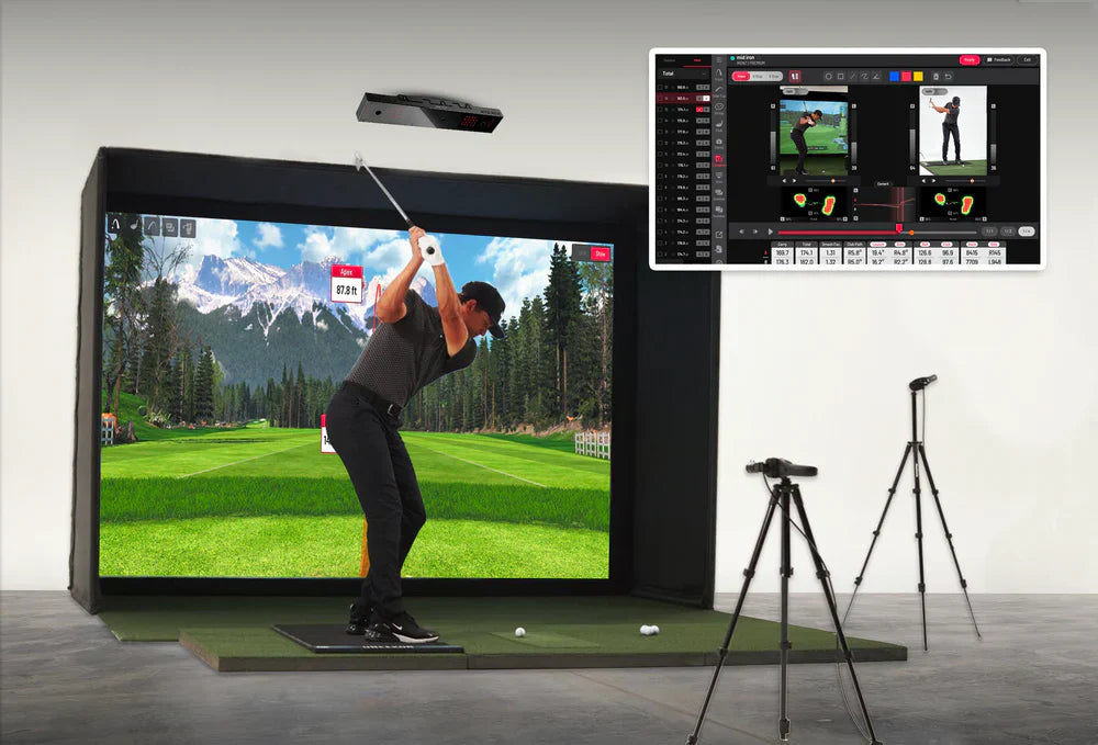 Uneekor Swing Optix Cameras & Software golf simulator software for indoor golf simulator setup